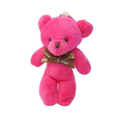 China Wholesale Price Mini Bear Toys Soft Stuffed Plush Toy Custom Animal Bear Pendant Teddy Bear Keychains for sale