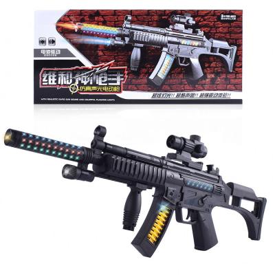 China Sound Light Gun Military Model Sniper Charging Eight-tone Children's Light Music Electric Simulation Firearm Sound Light Gun Boy Toy for sale