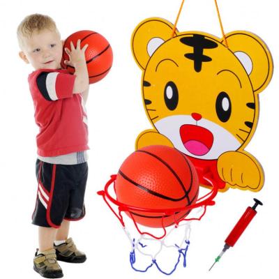 China Kids children (4-6 years old) can lift rack animal stall basketball sight baby cartoon basketball hot sale for sale