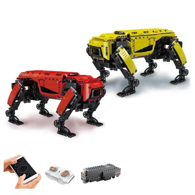 China Rc Building Block Mold King 15066 DIY RC Technic Robot Motorized Boston Dynamics AlphaDog Model DIY Plastic Children's Building Block Bricks Toys for sale