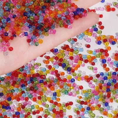 China DIY Jewelry Making Colorful Transparent Glass Beads DIY Handmade Bracelet Jewelry Handwork Accessories 4mm for sale