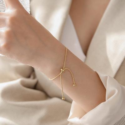 China Cool Wind Female Bangle Retro FASHIONABLE Titanium Steel Adjustable Bangle Bracelet for sale