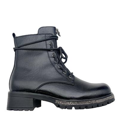 China Insulative British Style Lace Up Anti-Slippery Plus Eyelets Doc. Size 7 Custom Boots Martins For Ladies And Girls for sale