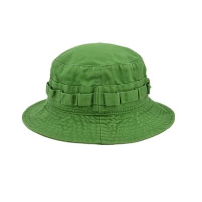 China 100% Cotton Fishing Bucket Hat , Embroidered Plain Bucket Hats Custom Logo for sale