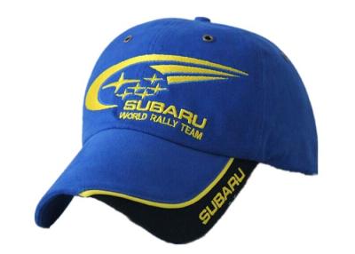 China Motorcycle Men Racing Baseball Caps Unisex Blue Color With Logo Printing for sale