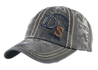 China 3D Embroidery Washed Cotton Baseball Cap Unisex Adjustable Size For Racing for sale