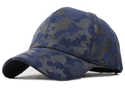 China Suede Leather Outdoor Baseball Caps Tactical Camouflage Color For Fishing / Hunting for sale