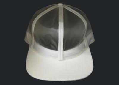 China Transparent PVC Stylish 6 Panels Snapback Baseball Caps for sale