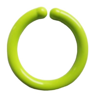 China Custom Wholesale Plastic Eco-Friendly Split Ring Babys Ring Toy Accessories Plastic Buckle 003 for sale