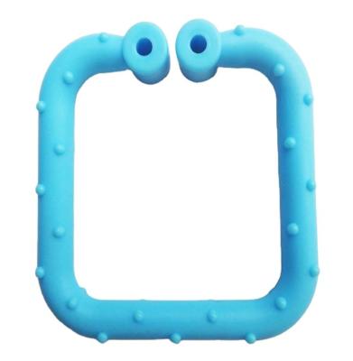 China Custom Wholesale Plastic Slot Ring Square Toy Accessories Plastic Buckle 003 for sale