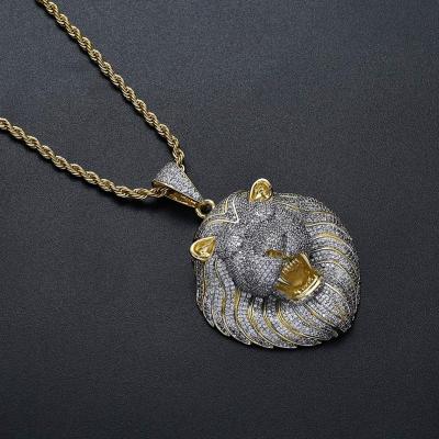 China Hiphop Iced Out Full Zirconium Shiny Gold Plated Brass Jewelry Hip Pendant Hops for sale