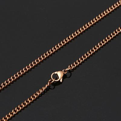 China Stainless Steel Punk Round Bead Clavicle Necklace Round Box Gold Rope Bead Chain Mens Titanium Steel Pendant Chain for sale