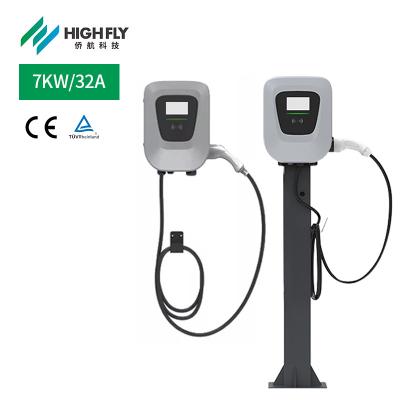 China 7KW 32A Type 2 AC EV Charging Station for Electric Vehicle for sale