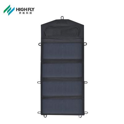 China 28W 6V/4.66A Travel Waterproof Charge Low Power Solar Panel Outdoor Foldable Portable for sale