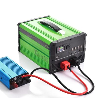 China Outdoor Portable Solar Power Station Generator 500Wh High Power Emergency Power Supply for sale