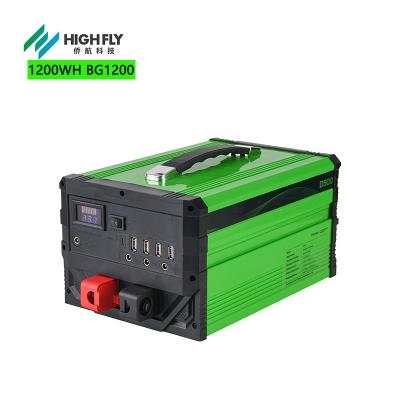 China 110v 220v Camping  Solar Power Station Generator 500W 1200WH Portable For Home Use Or Outdoor Use for sale