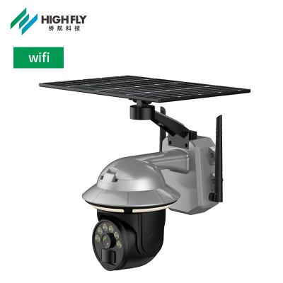 China Wireless Garden Lights Security Monitoring Solar Camera With Solar Panel For Outdoor for sale