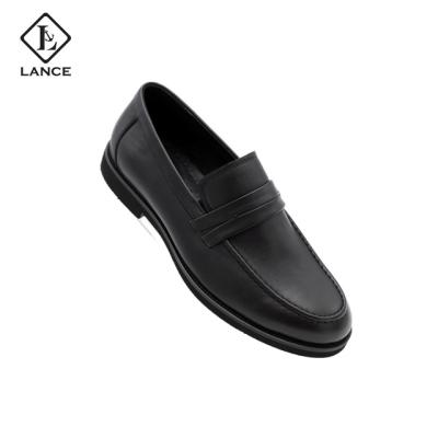 China Custom Wholesale High Quality British Anti-slippery LANCI Gentleman's Formal Dress Leather Shoes for sale