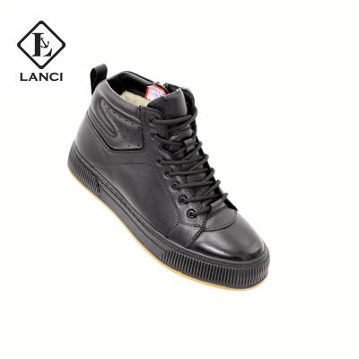 China Fashion Trend Fashion Boots Men's Flat Well-designed Shoes Durable Warm Boots Over The Ankle Mens Boots for sale