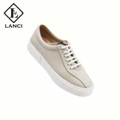 China Wholesale Fashion LANCI Trend New Men's Fashion Comfortable Breathable Custom Leather Sports Shoes For Men Casual for sale