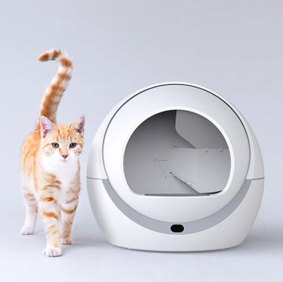 China Intelligent Self-Cleaning Box Self-Cleaning Without Scoop Viable Cat Litter Box Auto Cleaning And Anti-Splash for sale