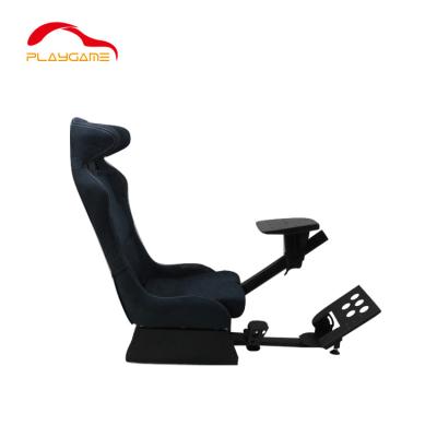 China Wholesale factory price leather and steel racing seat gaming simulator seat racing for logitech g29 game for sale