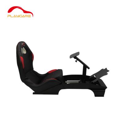 China High desity steel+leather Guangzhou low price sim racing cockpit car game simulator logitech g29 racing simulator for sale