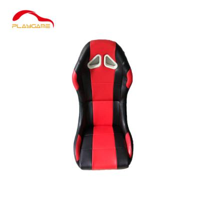 China PVC Carbon Steel Look With Double Slider And Single Adjuster For Automobile Car Use Sports Racing Seat for sale