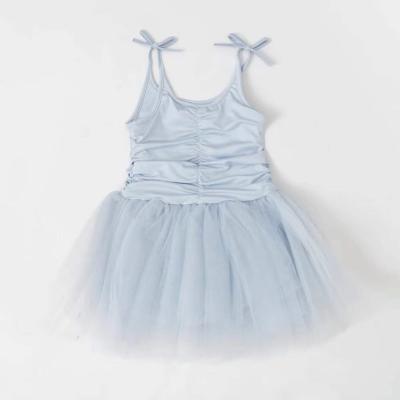 China Wholesale QUICK DRY PLEAT QUICK DRY Lovely Design Off Shoulder Anti-UV Lace Up Design Baby Kids Swimwear Swimwear Swimsuit Tutu Dress for sale