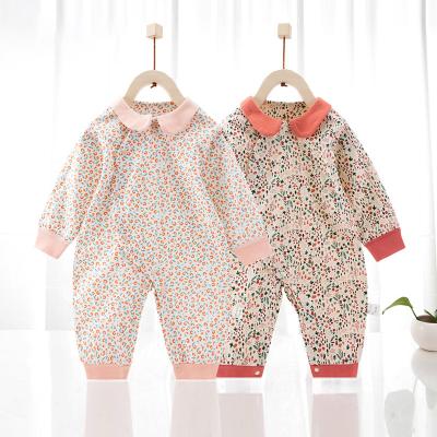 China 100% Cotton Mianzhi Thin Soft Unisex Long Sleeved Knit New Baby Clothes Cute Baby Rompers For Summer And Spring for sale