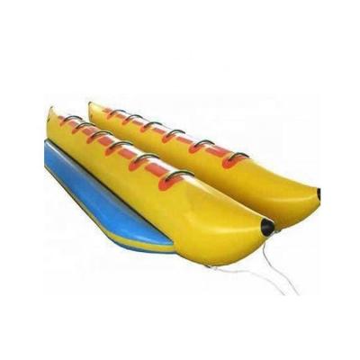 China inflatable boat used for water entertainment factory supply china banana boat inflatable water float toys for kids and adults for sale