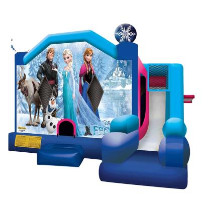 China PVC Hot Selling Commercial Bounce Houses, Mobile Christmas Bounce House, Frozen Bounce House for sale