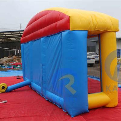 China Kids Outdoor Playground 3 in 1 Inflatable Interactive Inflatable Games Adult Interactive Target Ball Game For Sale for sale