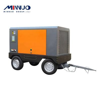 China High quality industrial use lubricated mobile diesel engine compressor with good quality and safe for sale