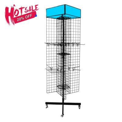 China Easy Assembly Giantmay Wholesale Turntable Rack Jars Retail Racks Display Rack Rotation for sale