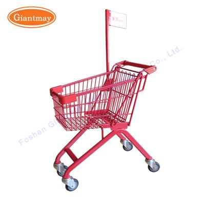 China European Grocery Store Mini Trolly Portable Shopping Cart Unveiling Style Convenience for sale