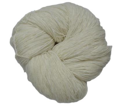 China Factory wholesale viable white undyed skein SDEY knitting woolen yarn for upholstery handcrafts home textiles for sale