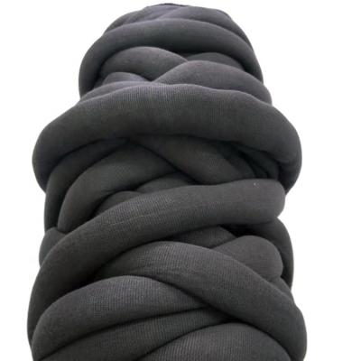 China Factory Good Quality Abrasion-Resistant Bulk Dyed Polyester Cotton Bulky Knitting Yarn for sale