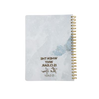 China Modern Custom Print Custom Printed Weekly Custom Logo A4 Style Spiral Notebook Sublimation Plan Toss List Daily Notepad for sale