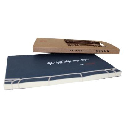 China paper & Traditional softcover cardboard book printing recycle notebook custom perfect wire bound book for sale