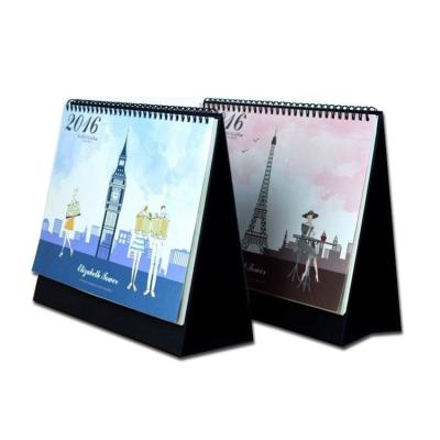 China 2020 Yearly Table Calendar / Wholesale Monthly Desk Calendar Printing With Customized LOGO for sale