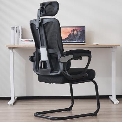 China (Height) Swivel Wheels Fabric Adjustable Comfortable Black Mesh Furniture Rolling Ergonomic Office Executive Chair for sale