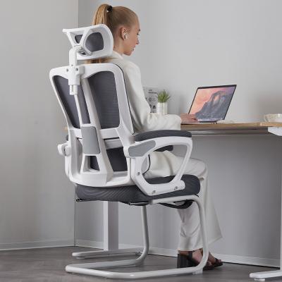 China (Size) Mesh Office Chair With Headrest Commercial Adjustable Top Full Mesh Lumbar Support Office Chair Ergonomic Back for sale