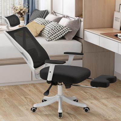 China Full Mesh Office Chair Director Ergonomic Office Chair (Height) 2023 Adjustable White Black Frame YUNQI 921 for sale