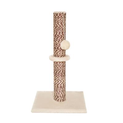 China Factory direct environment viable and space saving Cat Friendly 1ft Large Interactive Toy Cat Scratching Post for sale