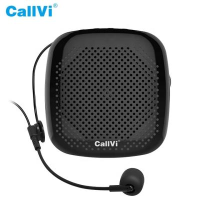 China ABS plastic material Callvi F1 voice recording portable outdoor mp3 player voice amplifier speaker for sale