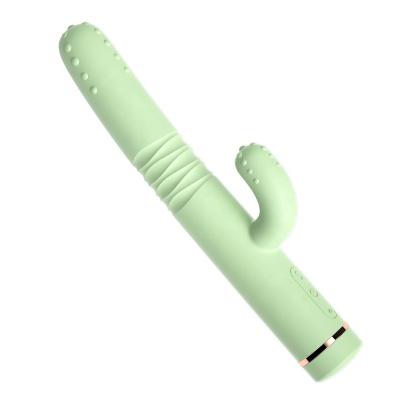 China Real Touch Feeling 10 Frequency Vibrating Female Vagina Sex Toy Dildo Adult Vibrator - Wear A Headgear for sale