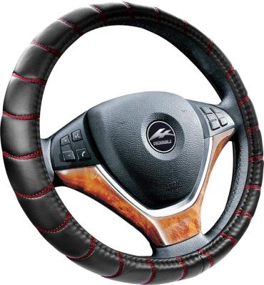 China New Fashion Luxury Design Leather Non-slip and Durable Custom Car Peugeot Steering Wheel Cover for sale