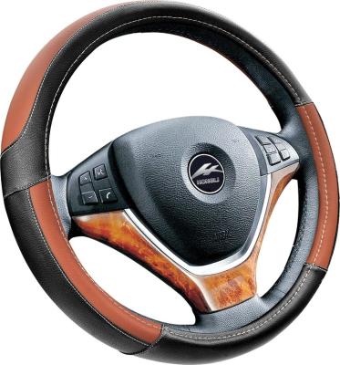 China Wholesale Promotional Cheap Price Luxury Genuine Leather Steering Wheel Cover For Cars for sale