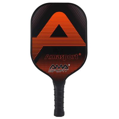 China Custom Full Carbon Picklebal Paddle Comfort Cushion Grip Lightweight Tape Edge Pickleball Racket for sale